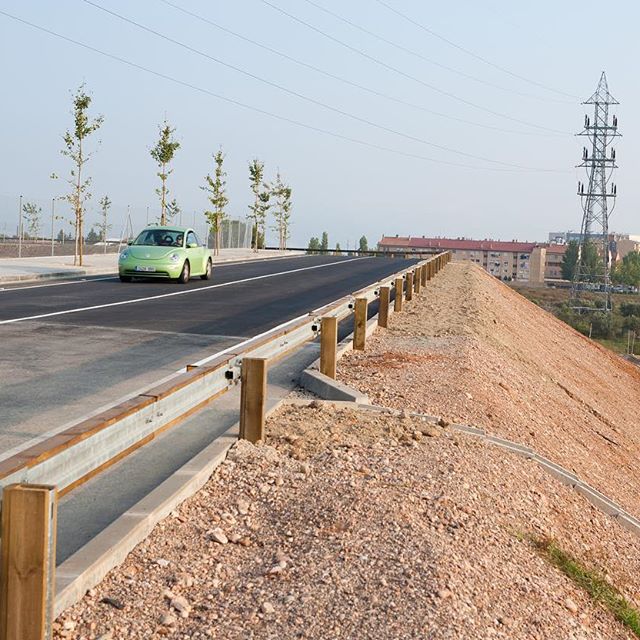 Carretera entre Sabadell y Torre Romeo